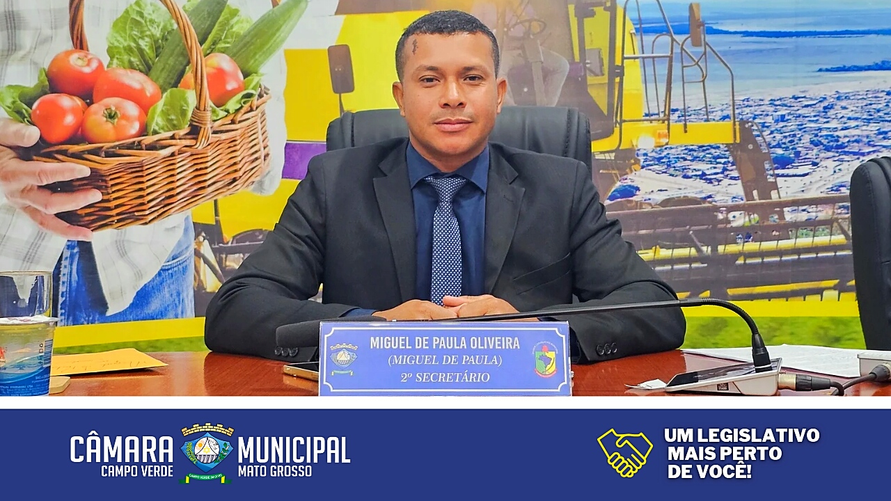 O vereador Miguel de Paula indica a instalação de câmeras de monitoramento nas UBS do município.
