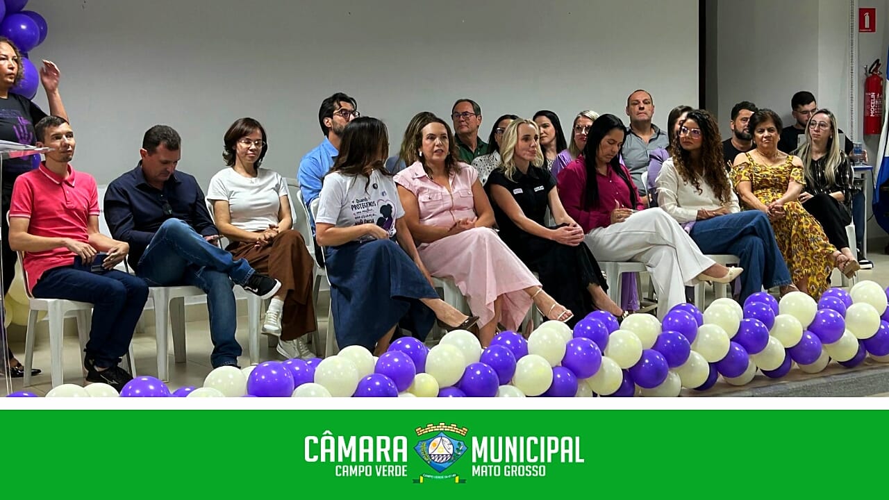 2º Encontro Lilás realizado com o tema “Os Desafios da Vida Profissional da Mulher e o Papel na Política”.
